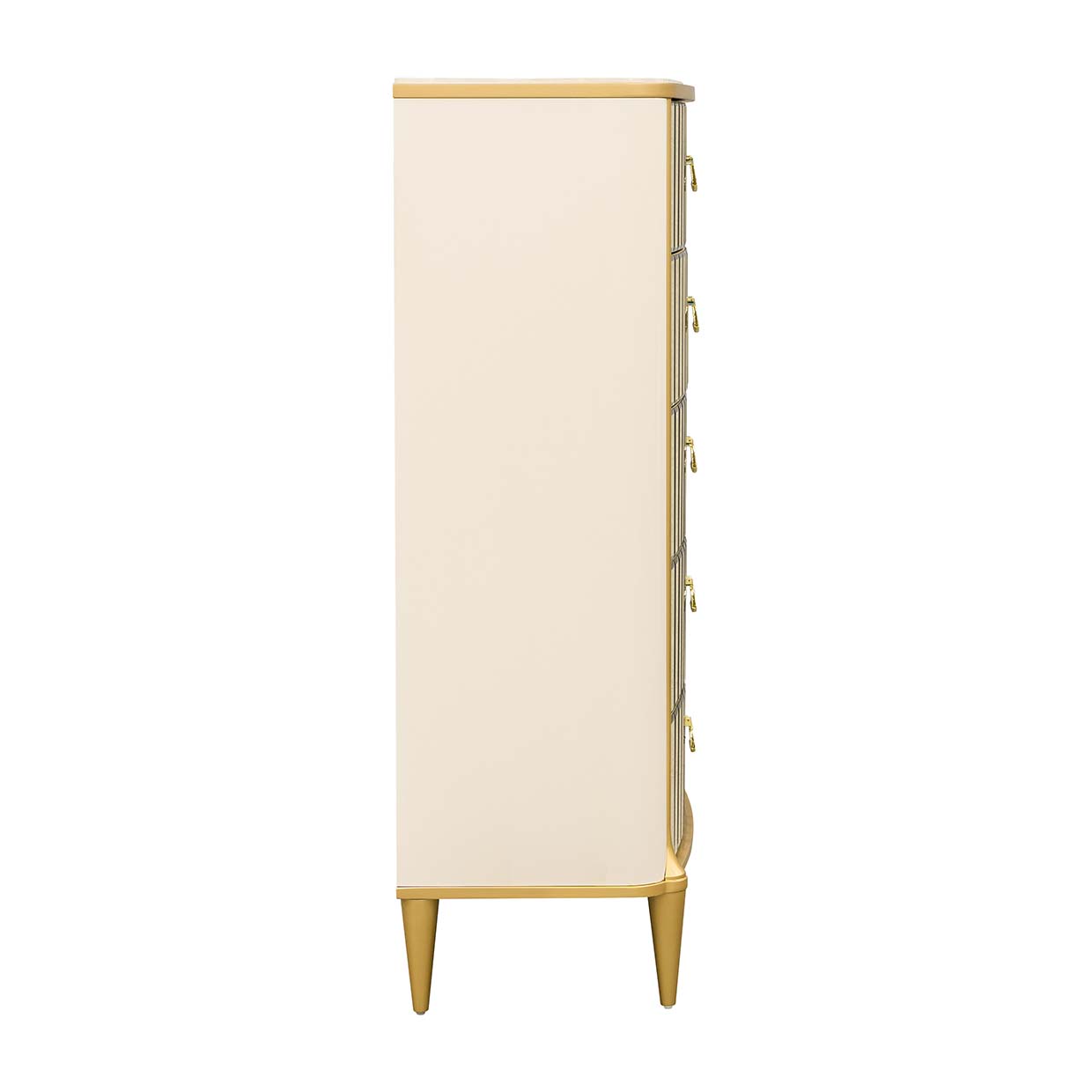 Scotts Square Light Champagne 5-Drawer Chest - Ornate Home