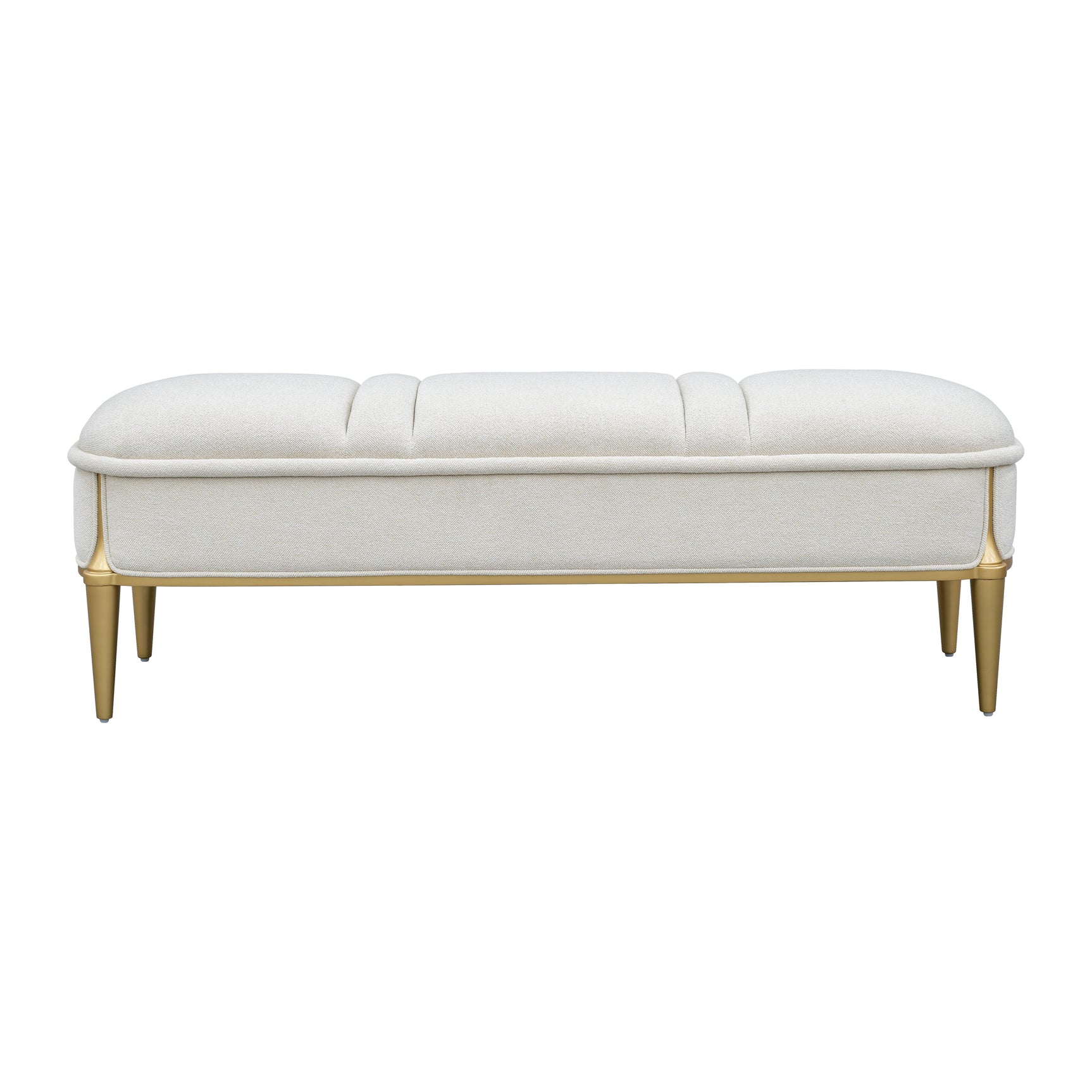 Scotts Square Light Champagne Accent Bench