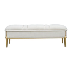 Scotts Square Light Champagne Accent Bench - Ornate Home