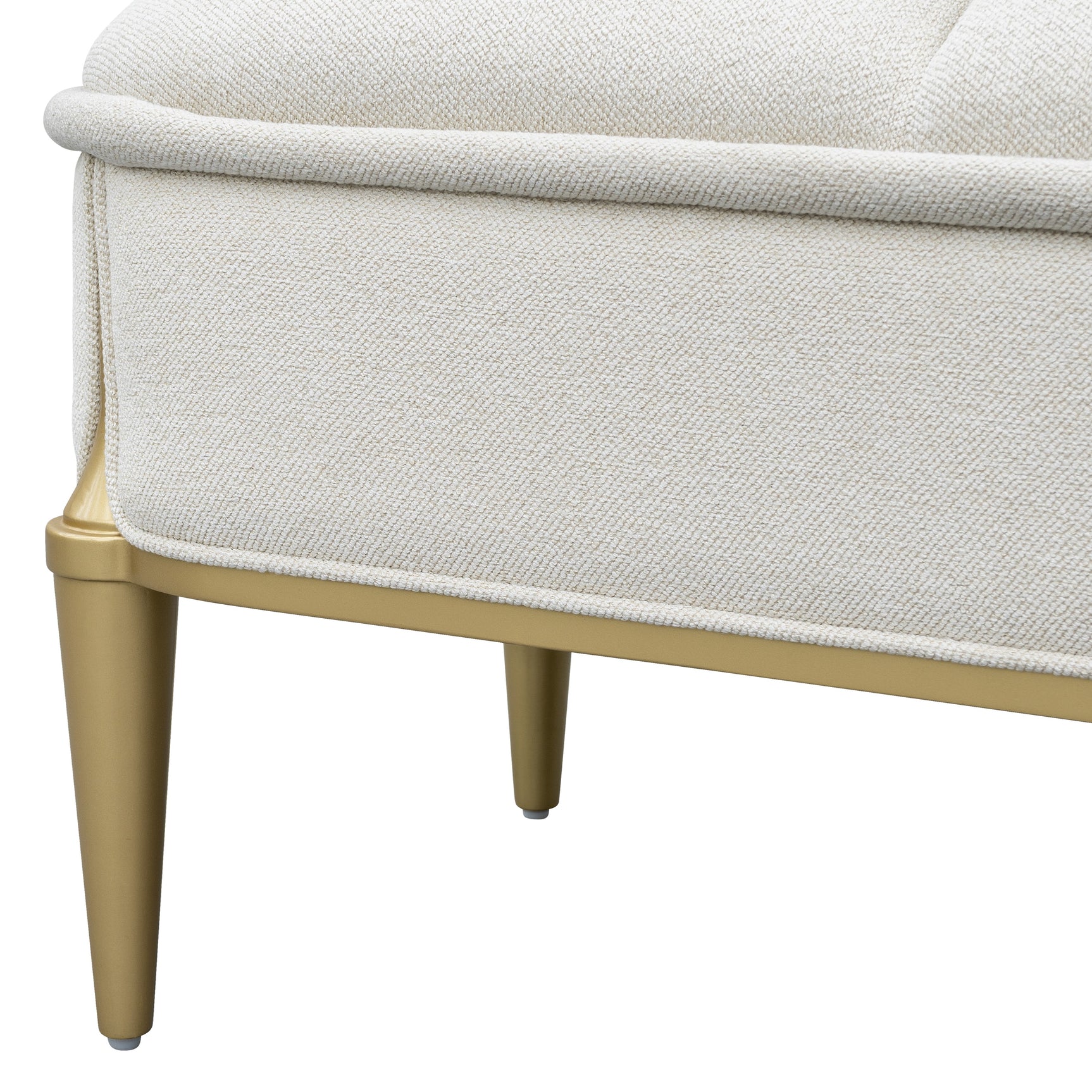 Scotts Square Light Champagne Accent Bench