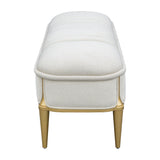 Scotts Square Light Champagne Accent Bench