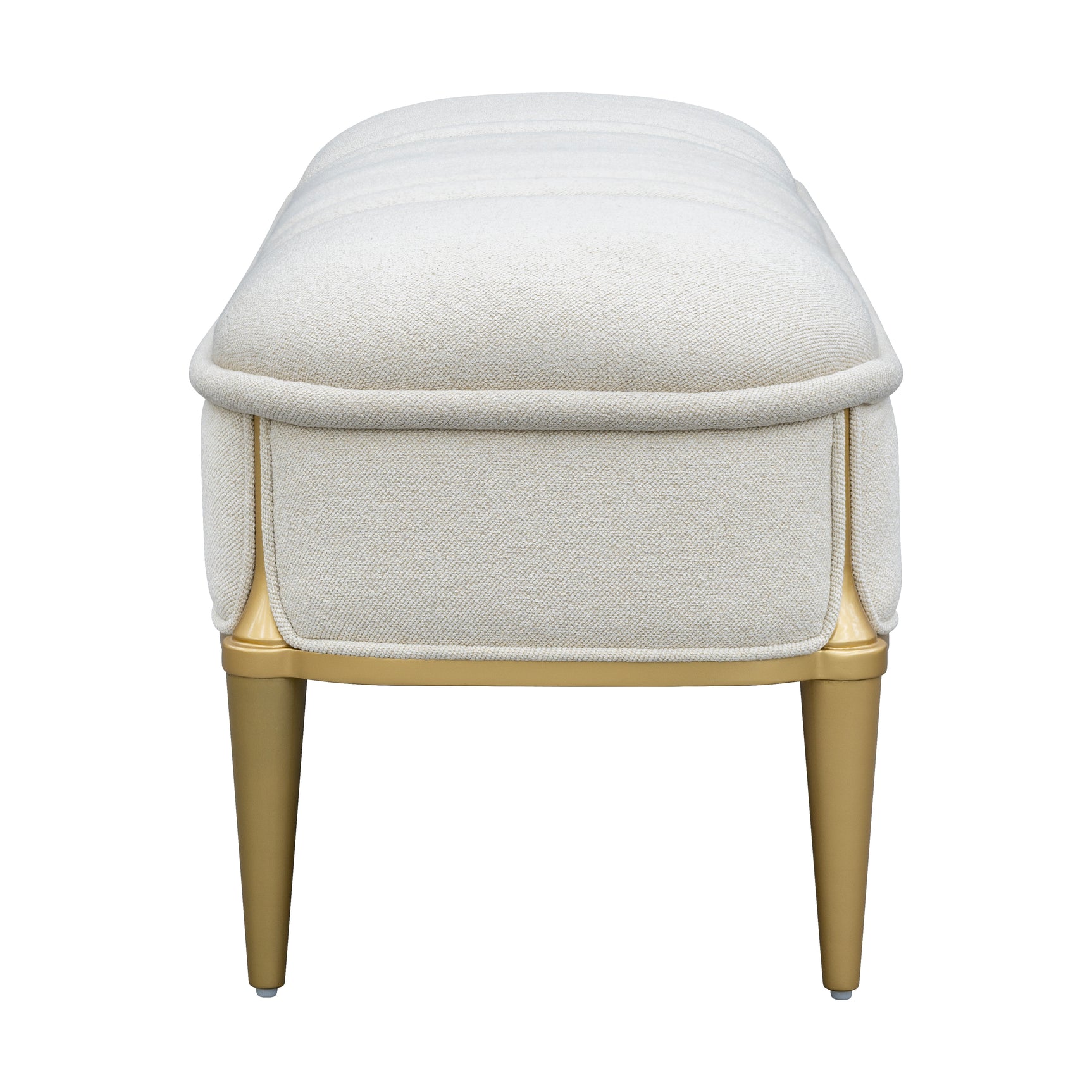 Scotts Square Light Champagne Accent Bench