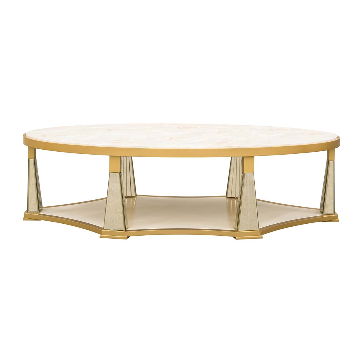 Scotts Square Light Champagne Cocktail Table - Ornate Home