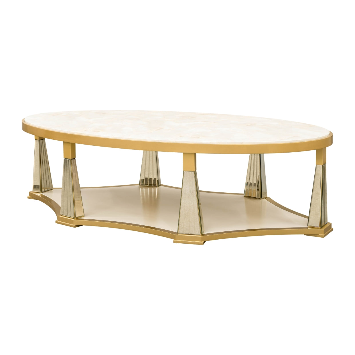 Scotts Square Light Champagne Cocktail Table - Ornate Home