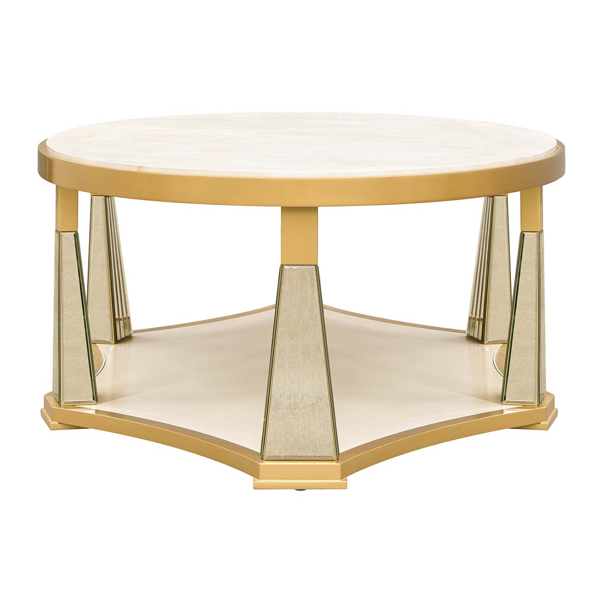 Scotts Square Light Champagne Cocktail Table - Ornate Home