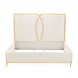 Scotts Square Light Champagne/Cornsilk Bed - Ornate Home