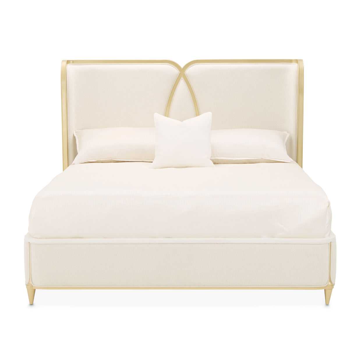 Scotts Square Light Champagne/Cornsilk Bed - Ornate Home