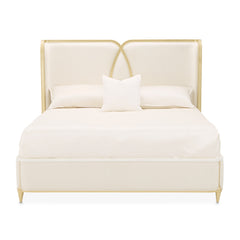 Scotts Square Light Champagne/Cornsilk Bed - Ornate Home