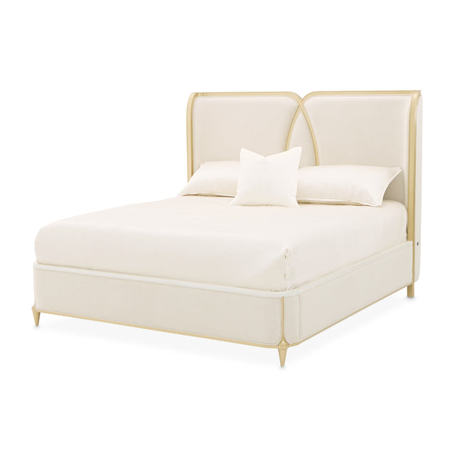 Scotts Square Light Champagne/Cornsilk Bed - Ornate Home