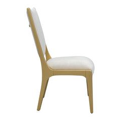 Scotts Square Light Champagne/Cornsilk Dining Side Chair (Set of 2) - Ornate Home