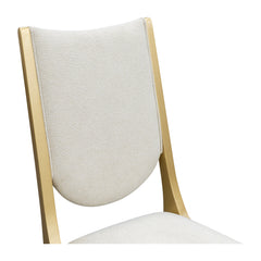 Scotts Square Light Champagne/Cornsilk Dining Side Chair (Set of 2) - Ornate Home