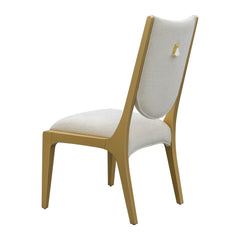 Scotts Square Light Champagne/Cornsilk Dining Side Chair (Set of 2) - Ornate Home