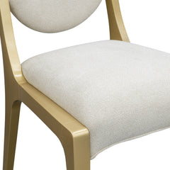 Scotts Square Light Champagne/Cornsilk Dining Side Chair (Set of 2) - Ornate Home