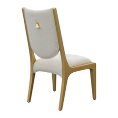 Scotts Square Light Champagne/Cornsilk Dining Side Chair (Set of 2) - Ornate Home