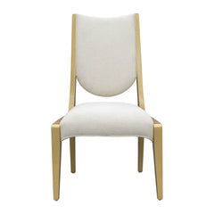 Scotts Square Light Champagne/Cornsilk Dining Side Chair (Set of 2) - Ornate Home