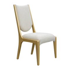 Scotts Square Light Champagne/Cornsilk Dining Side Chair (Set of 2) - Ornate Home