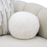 Scotts Square Light Champagne/Cornsilk Loveseat