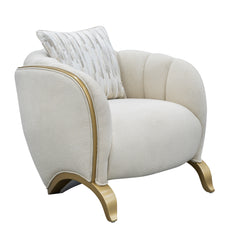 Scotts Square Light Champagne/Cornsilk Matching Chair - Ornate Home