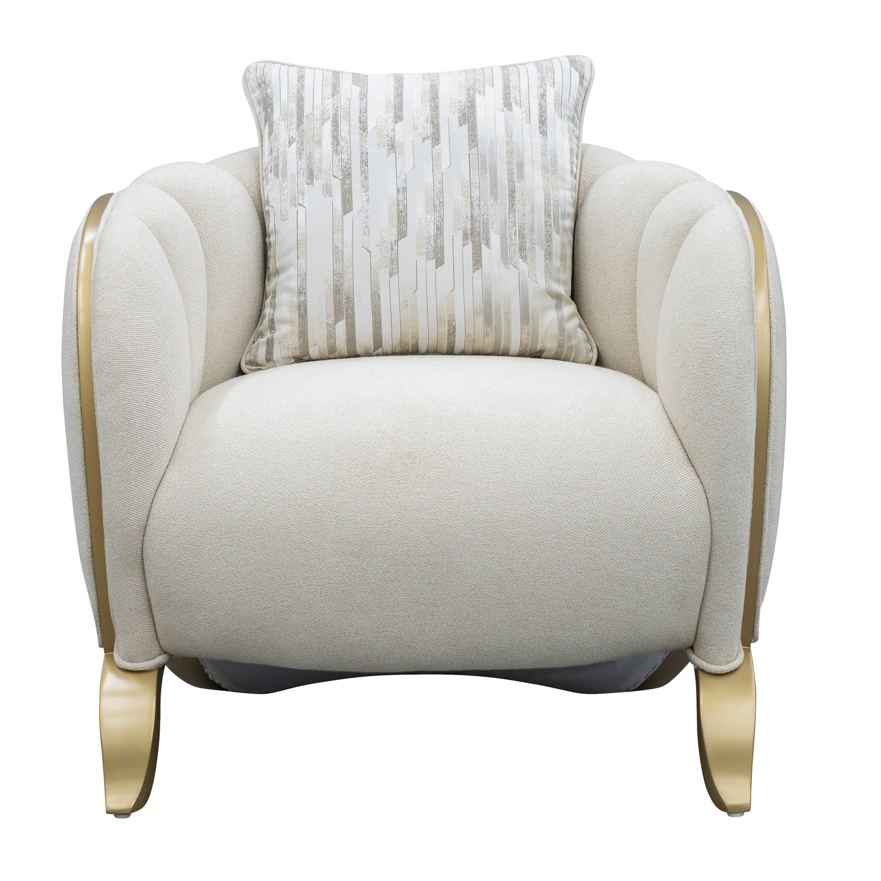 Scotts Square Light Champagne/Cornsilk Matching Chair