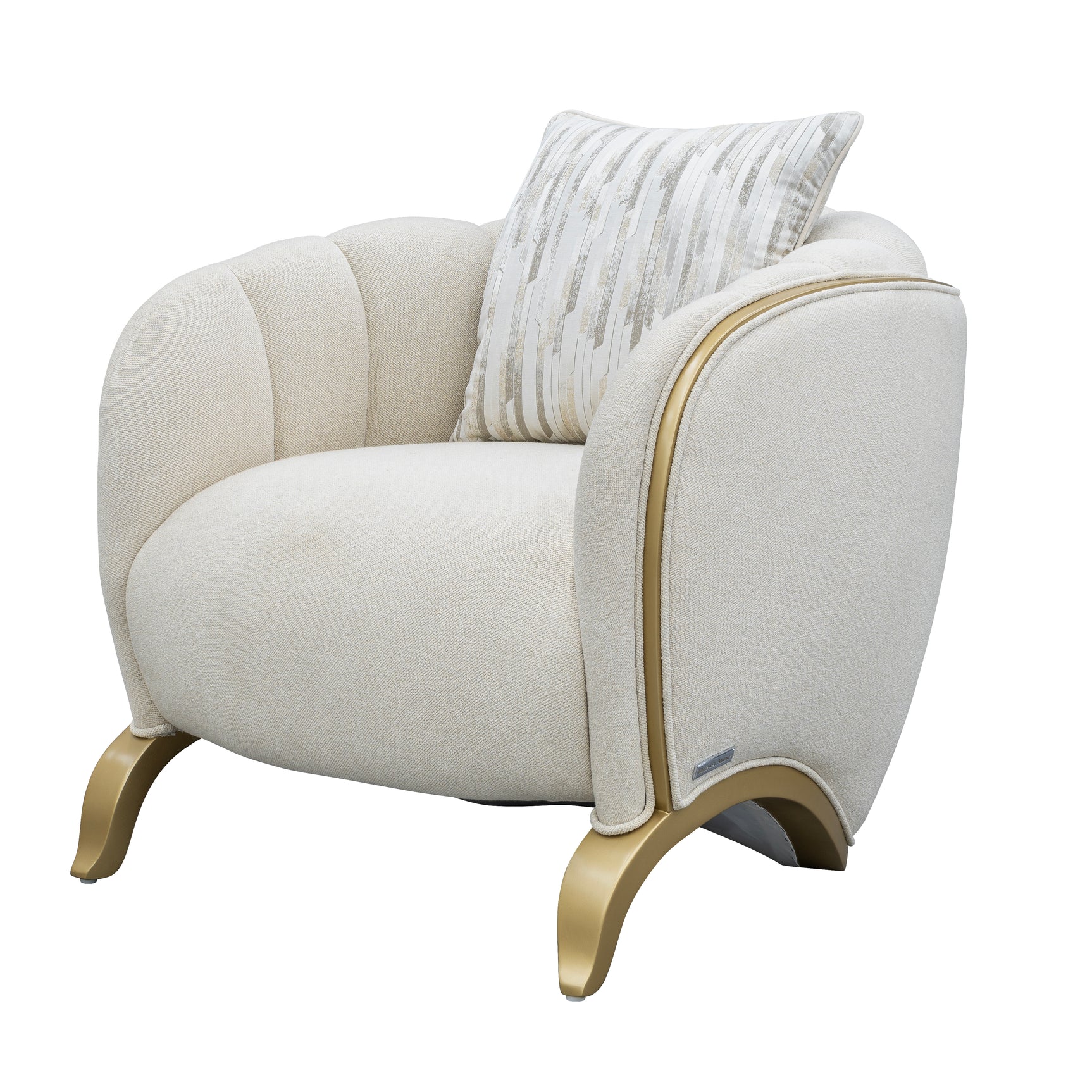 Scotts Square Light Champagne/Cornsilk Matching Chair