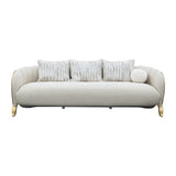 Scotts Square Light Champagne/Cornsilk Sofa