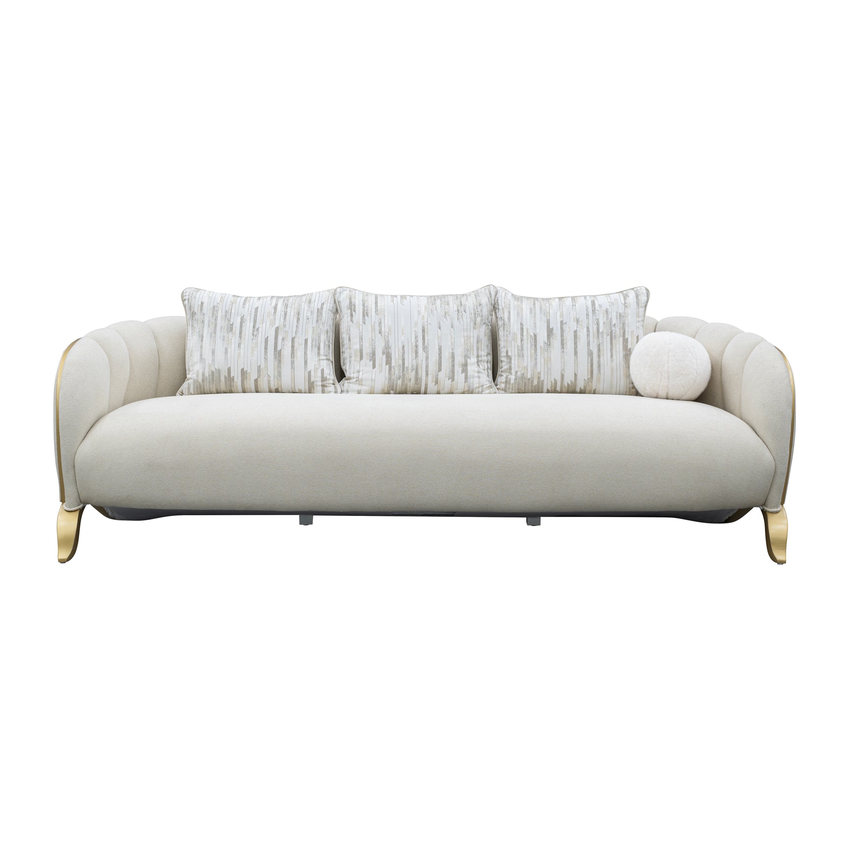 Scotts Square Light Champagne/Cornsilk Sofa