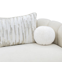 Scotts Square Light Champagne/Cornsilk Sofa - Ornate Home