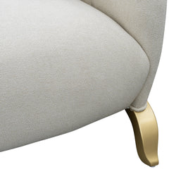Scotts Square Light Champagne/Cornsilk Sofa - Ornate Home