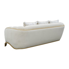 Scotts Square Light Champagne/Cornsilk Sofa - Ornate Home