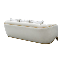Scotts Square Light Champagne/Cornsilk Sofa - Ornate Home