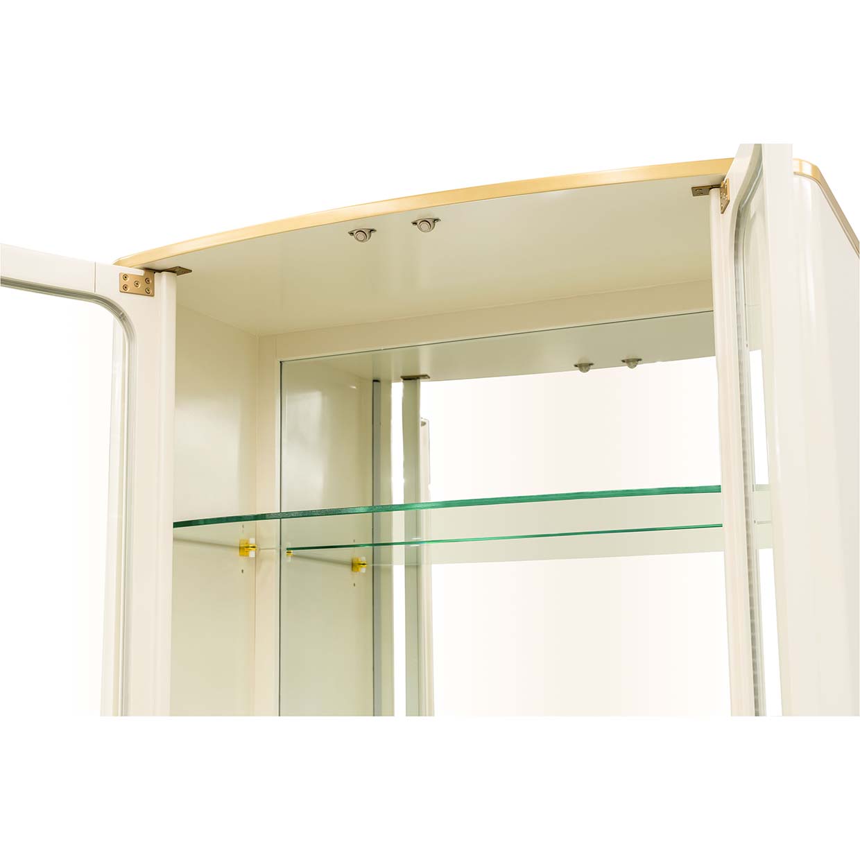 Scotts Square Light Champagne Display Cabinet - Ornate Home