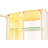 Scotts Square Light Champagne Display Cabinet - Ornate Home