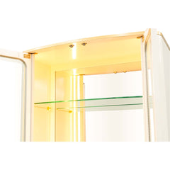 Scotts Square Light Champagne Display Cabinet - Ornate Home