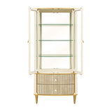Scotts Square Light Champagne Display Cabinet - Ornate Home