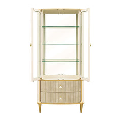 Scotts Square Light Champagne Display Cabinet - Ornate Home