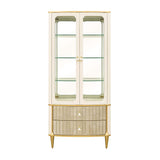 Scotts Square Light Champagne Display Cabinet - Ornate Home