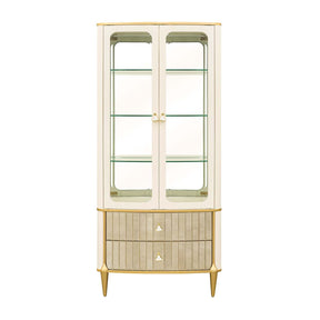 Scotts Square Light Champagne Display Cabinet - Ornate Home