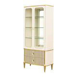 Scotts Square Light Champagne Display Cabinet - Ornate Home