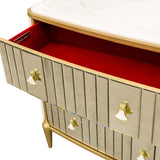 Scotts Square Light Champagne Dresser with Mirror - Ornate Home