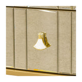Scotts Square Light Champagne Dresser with Mirror - Ornate Home