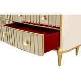 Scotts Square Light Champagne Dresser with Mirror - Ornate Home