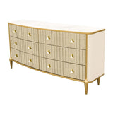 Scotts Square Light Champagne Dresser with Mirror - Ornate Home