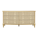 Scotts Square Light Champagne Dresser with Mirror - Ornate Home
