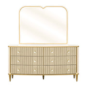 Scotts Square Light Champagne Dresser with Mirror - Ornate Home