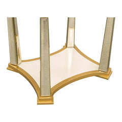 Scotts Square Light Champagne End Table - Ornate Home