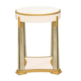 Scotts Square Light Champagne End Table