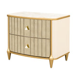 Scotts Square Light Champagne Nightstand - Ornate Home