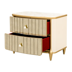 Scotts Square Light Champagne Nightstand - Ornate Home