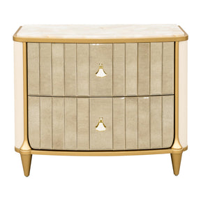 Scotts Square Light Champagne Nightstand - Ornate Home