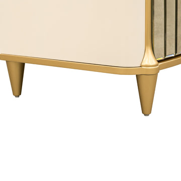 Scotts Square Light Champagne Nightstand - Ornate Home